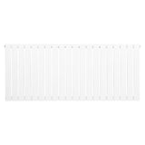 Radiateur plat blanc à un panneau, dimensions 600 x 1400 mm, avec une surface lisse et des lignes épurées pour un design moderne