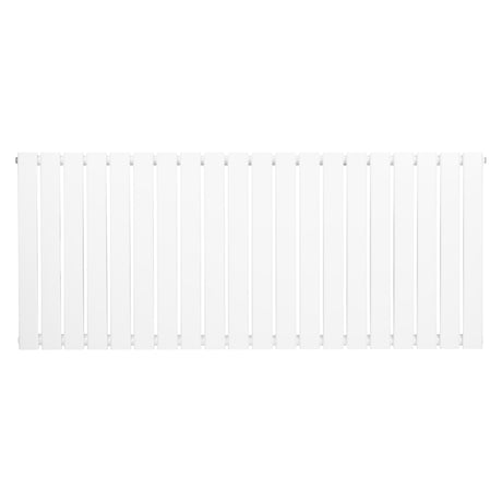 Radiateur plat blanc à un panneau, dimensions 600 x 1400 mm, avec une surface lisse et des lignes épurées pour un design moderne