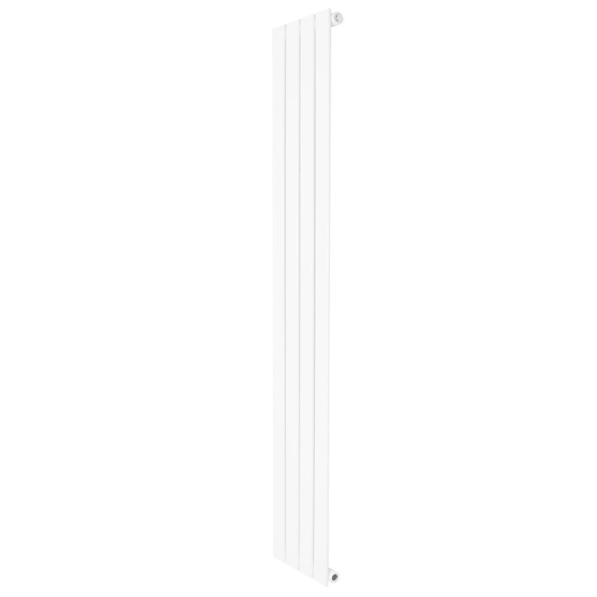 Radiateur plat blanc à un panneau, dimensions 1600 x 280 mm, avec une surface lisse et des lignes épurées pour un design moderne