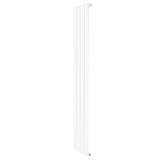 Radiateur plat blanc à un panneau, dimensions 1600 x 280 mm, avec une surface lisse et des lignes épurées pour un design moderne