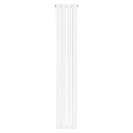 Radiateur plat à un panneau, dimensions 1600 x 280 mm, finition blanche lisse et moderne, design épuré et élégant