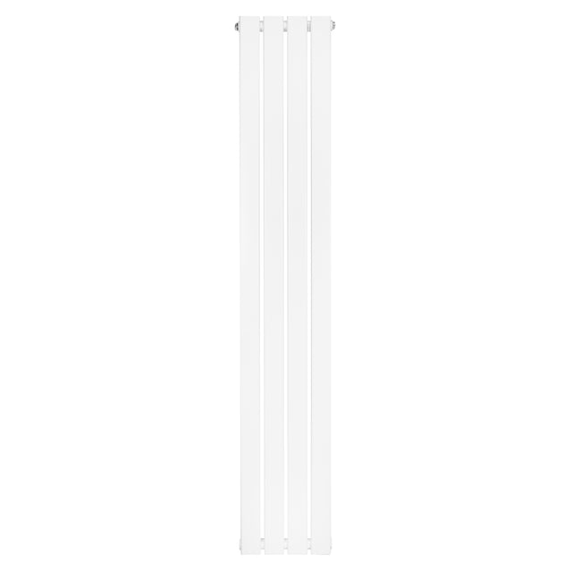 Radiateur plat à un panneau, dimensions 1600 x 280 mm, finition blanche lisse et moderne, design épuré et élégant