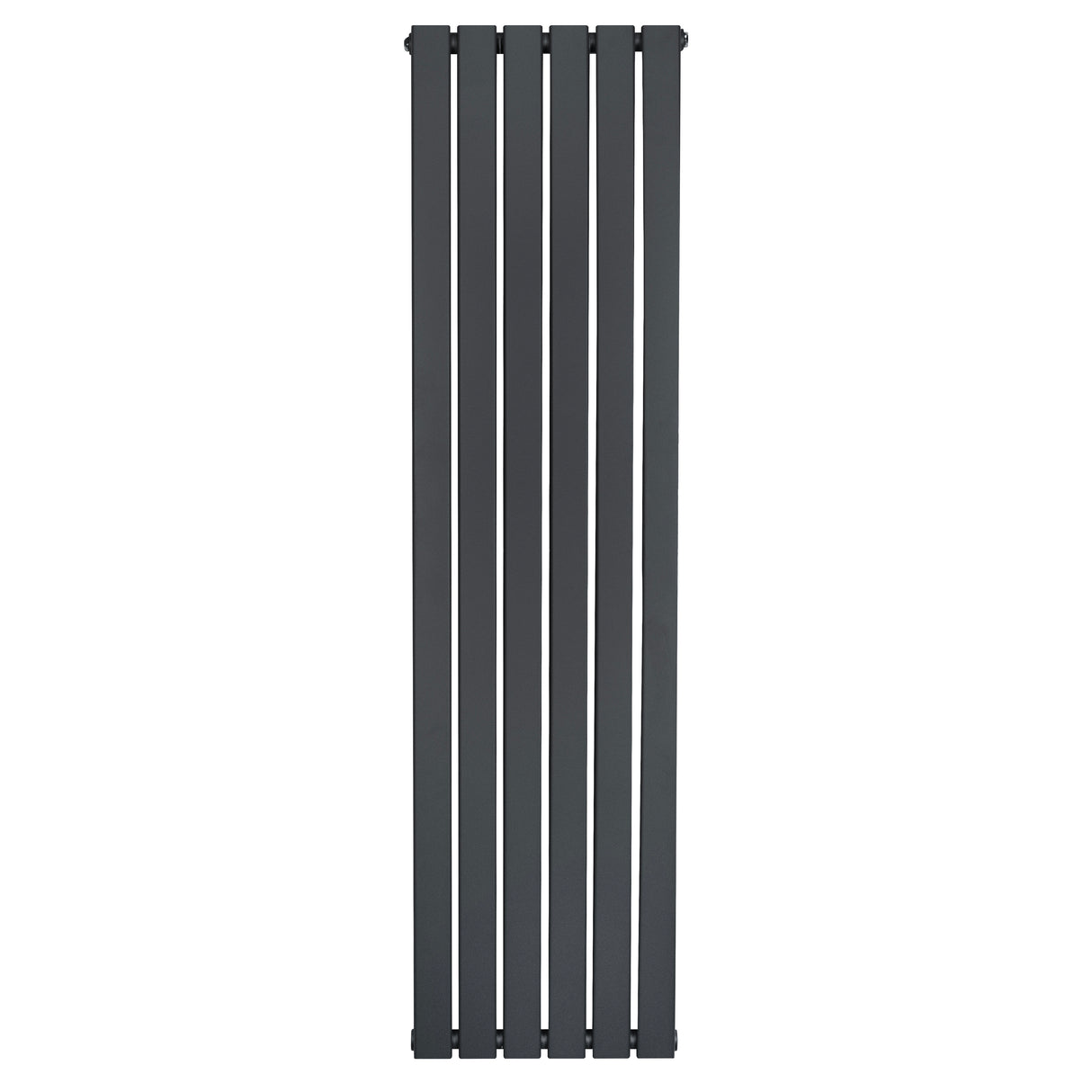 Radiateur plat à un panneau de 1600 x 420 mm en gris anthracite, avec une finition lisse et moderne, idéal pour un intérieur contemporain