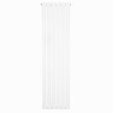 Radiateur plat à un panneau, dimensions 1600 x 420 mm, finition blanche lisse et moderne, idéal pour un chauffage efficace et élégant