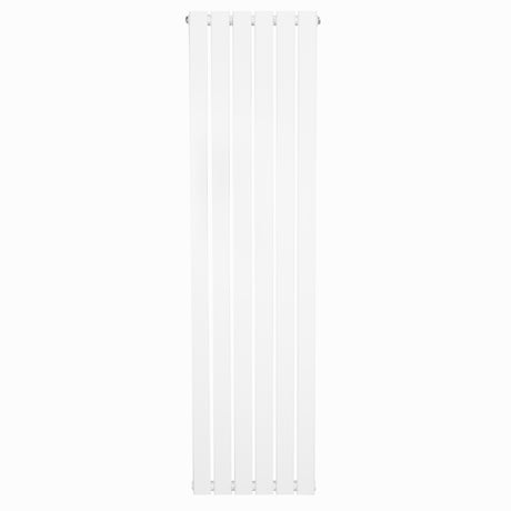 Radiateur plat à un panneau, dimensions 1600 x 420 mm, finition blanche lisse et moderne, idéal pour un chauffage efficace et élégant