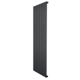 Radiateur plat à 1 panneau de 1600 x 560 mm, finition gris anthracite, design moderne avec des lignes épurées et une texture lisse