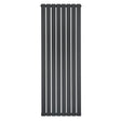 Radiateur plat à un panneau de 1600 x 560 mm en gris anthracite, avec un design moderne et des lignes épurées, idéal pour un intérieur contemporain