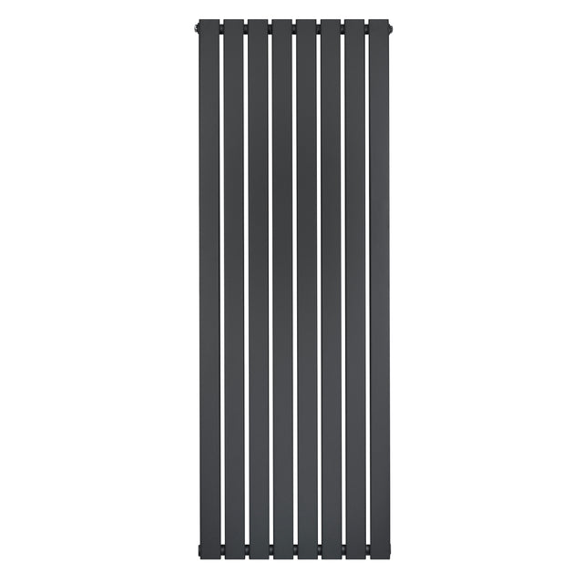 Radiateur plat à un panneau de 1600 x 560 mm en gris anthracite, avec un design moderne et des lignes épurées, idéal pour un intérieur contemporain