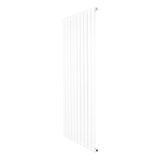 Radiateur plat à un panneau de 1600 x 700 mm, finition blanche lisse, design moderne et épuré, idéal pour un intérieur contemporain