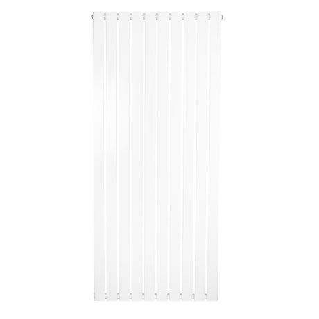 Radiateur plat à 1 panneau, dimensions 1600 x 700 mm, finition blanche lisse et moderne, idéal pour un intérieur élégant et minimaliste