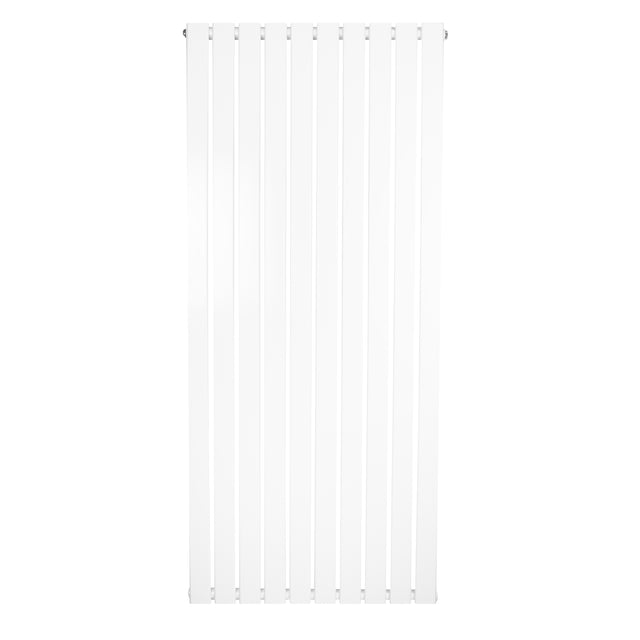 Radiateur plat à 1 panneau, dimensions 1600 x 700 mm, finition blanche lisse et moderne, idéal pour un intérieur élégant et minimaliste