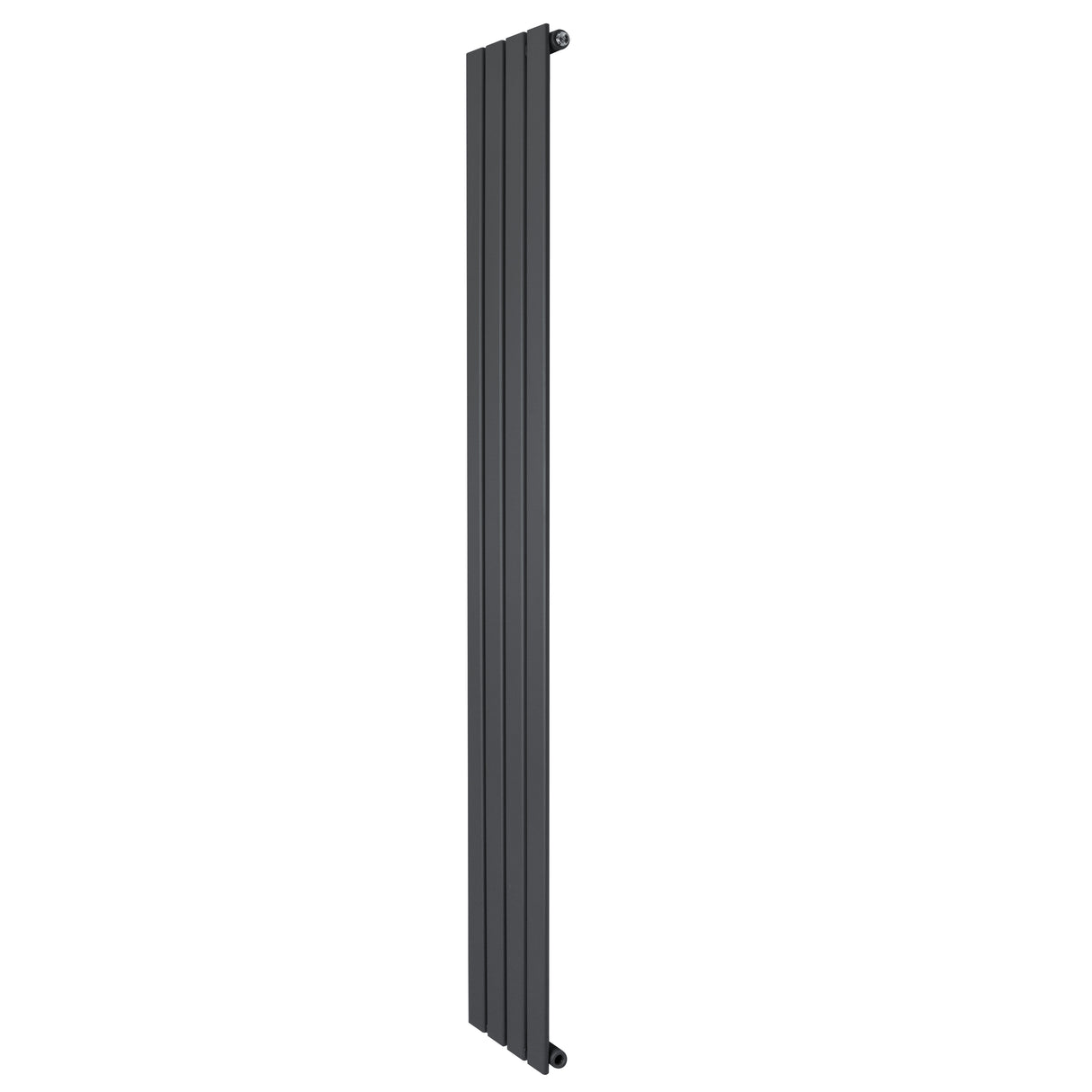 Radiateur plat à un panneau, 1800 x 280 mm, finition gris anthracite, design moderne et épuré, surface lisse et élégante