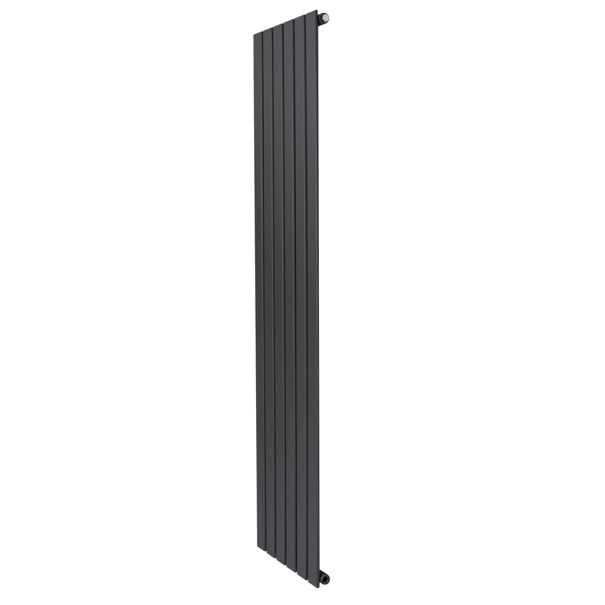 Radiateur plat à un panneau, dimensions 1800 x 420 mm, finition gris anthracite, design moderne et élégant avec surface lisse et lignes épurées