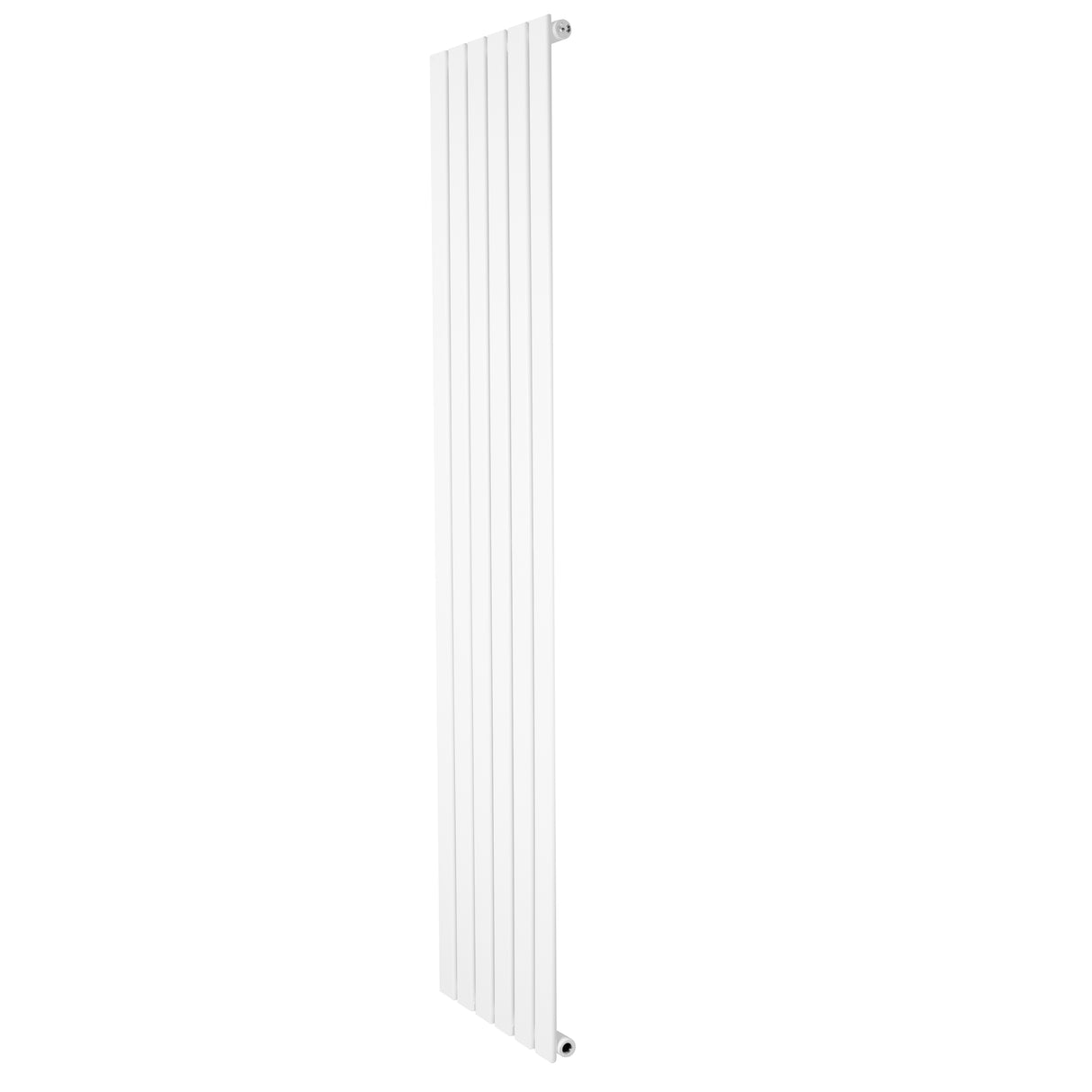Radiateur plat à un panneau, dimensions 1800 x 420 mm, finition blanche lisse, design moderne et épuré, idéal pour un intérieur contemporain