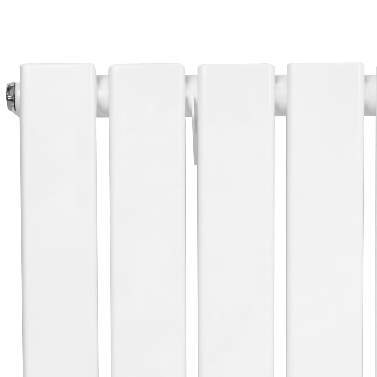 Radiateur plat à un panneau, dimensions 1800 x 420 mm, finition blanche lisse et moderne, idéal pour un intérieur contemporain