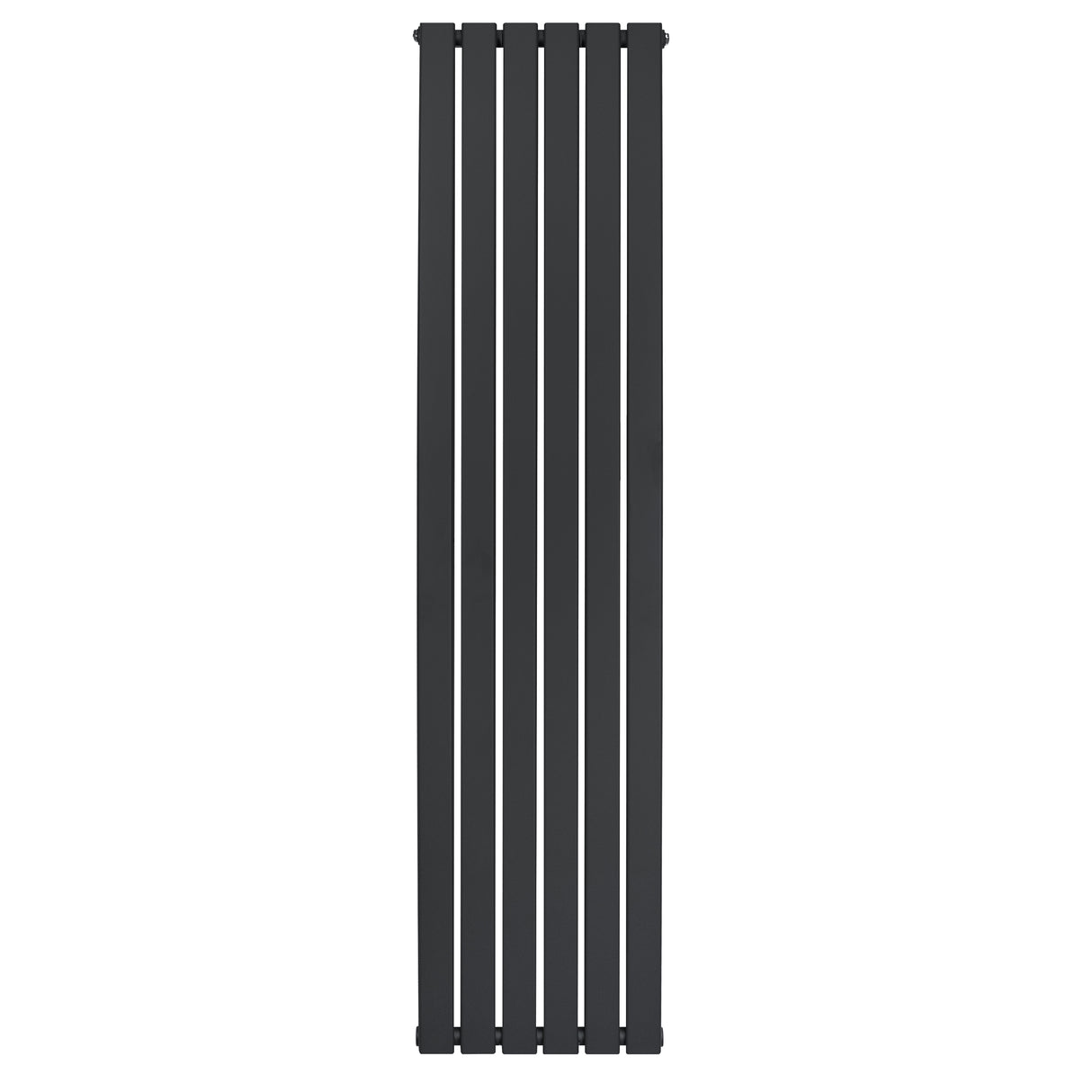 Radiateur plat noir à un panneau, dimensions 1800 x 420 mm, avec un design moderne et des lignes épurées pour un intérieur élégant