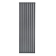 Radiateur plat à un panneau, 1800 x 560 mm, finition gris anthracite, design moderne avec des lignes épurées et une texture lisse