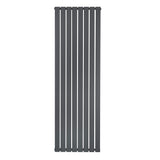 Radiateur plat à un panneau, 1800 x 560 mm, finition gris anthracite, design moderne avec des lignes épurées et une texture lisse