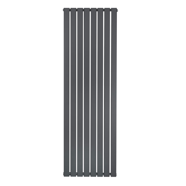 Radiateur plat à un panneau, 1800 x 560 mm, finition gris anthracite, design moderne avec des lignes épurées et une texture lisse