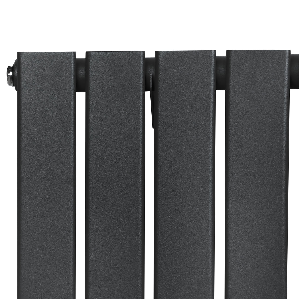 Radiateur plat à un panneau de 1800 x 560 mm, finition gris anthracite, surface lisse et moderne, design épuré et élégant