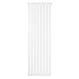 Radiateur plat à un panneau, dimensions 1800 x 560 mm, finition blanche lisse, design moderne avec lignes épurées et texture uniforme