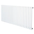 Radiateur à colonnes ovales blanc, 600 x 1440 mm, avec finition lisse et moderne, idéal pour un chauffage efficace et élégant