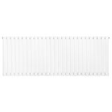 Radiateur à colonnes ovales blanc, 600 x 1620 mm, avec surface lisse et finition moderne, idéal pour un chauffage efficace et esthétique