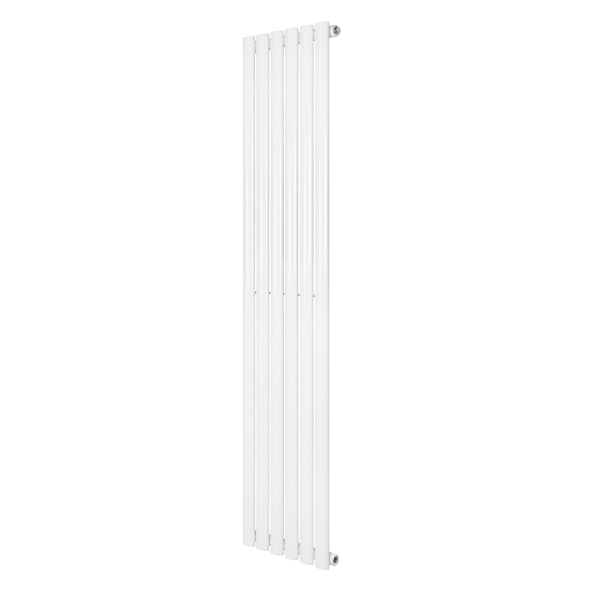 Radiateur à colonnes ovales blanc, 1600 x 360 mm, avec une finition lisse et moderne, idéal pour un chauffage efficace et esthétique