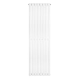 Radiateur à colonnes ovales blanc, 1600 x 480 mm, avec un design moderne et épuré, idéal pour un chauffage efficace et esthétique