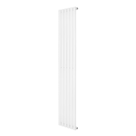 Radiateur à colonnes ovales blanc, 1800 x 360 mm, design moderne avec surface lisse et finitions épurées, idéal pour tout intérieur