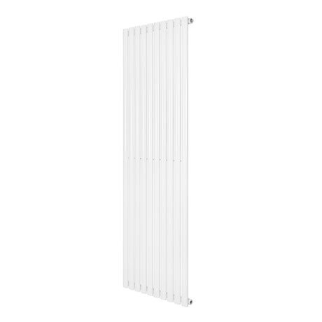 Radiateur à colonnes ovales blanc, 1800 x 600 mm, avec surface lisse et design moderne, idéal pour un chauffage efficace et esthétique