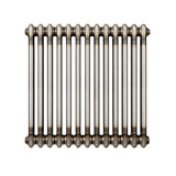 Radiateur Traditionnel à 2 Colonnes - 600 x 605 mm - Métal Brut