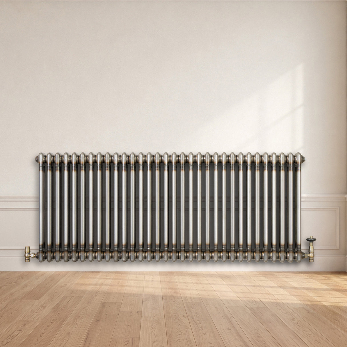 Radiateur Traditionnel à 2 Colonnes - 600 x 1460 mm - Métal Brut