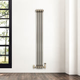 Radiateur Traditionnel à 2 Colonnes - 1500 x 200 mm - Métal Brut