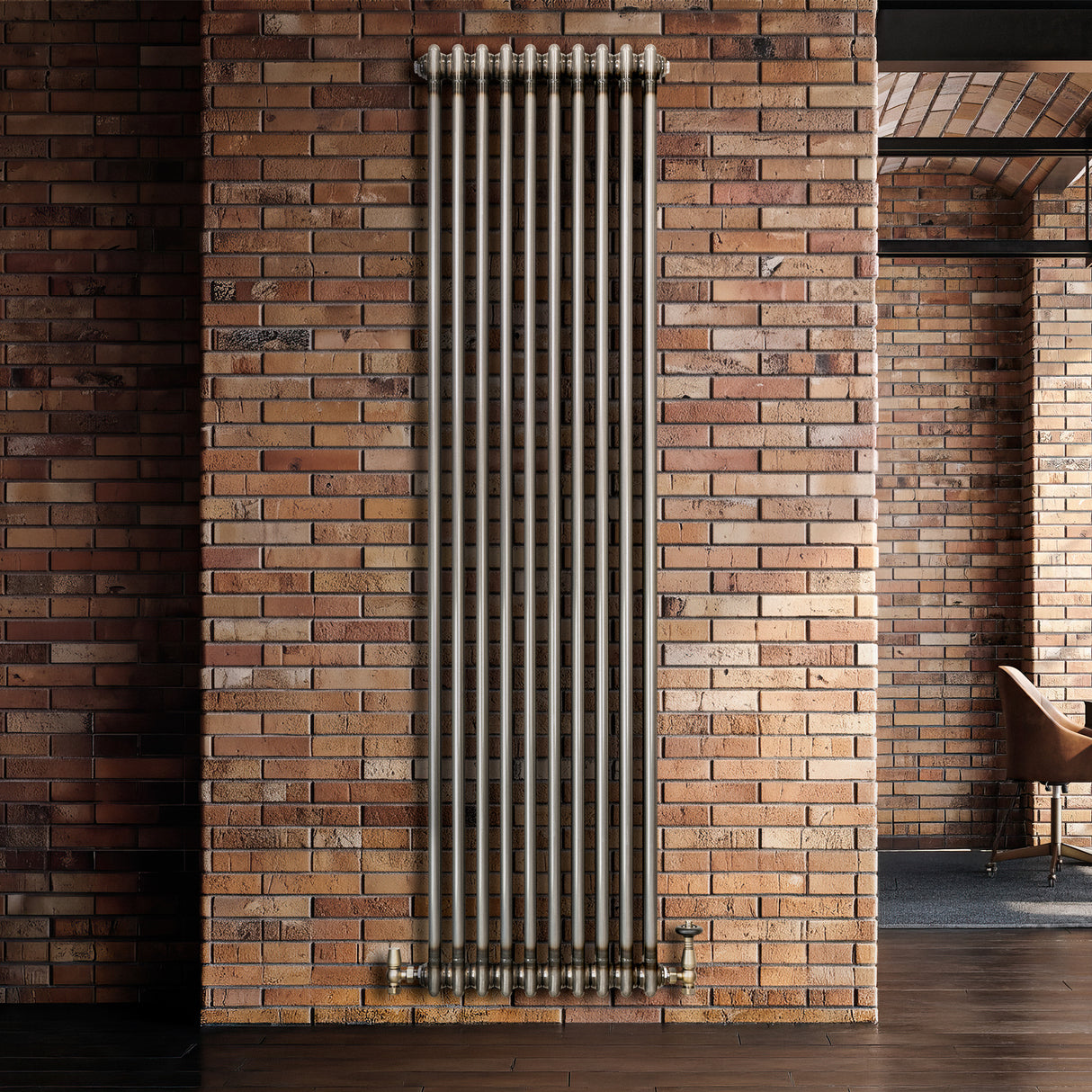 Radiateur Traditionnel à 2 Colonnes - 1800 x 470 mm - Métal Brut