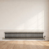 Radiateur Traditionnel à 3 Colonnes - 300 x 1460 mm - Métal Brut