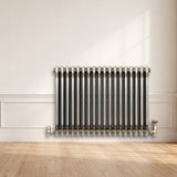 Radiateur Traditionnel à 3 Colonnes - 600 x 830 mm - Métal Brut