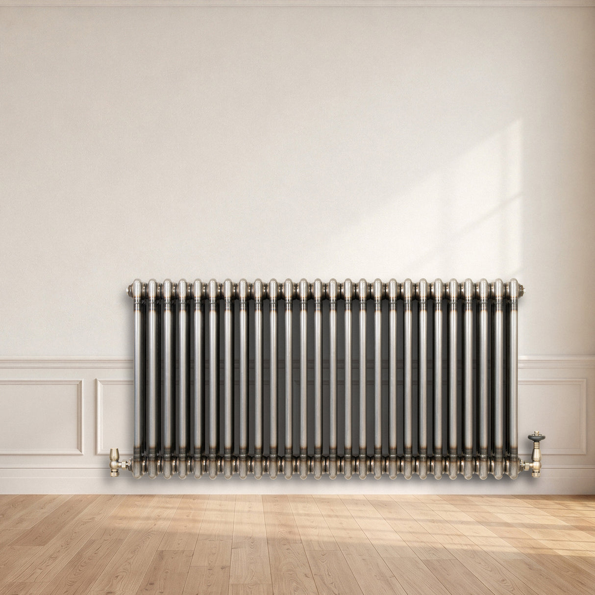 Radiateur Traditionnel à 3 Colonnes - 600 x 1190 mm - Métal Brut