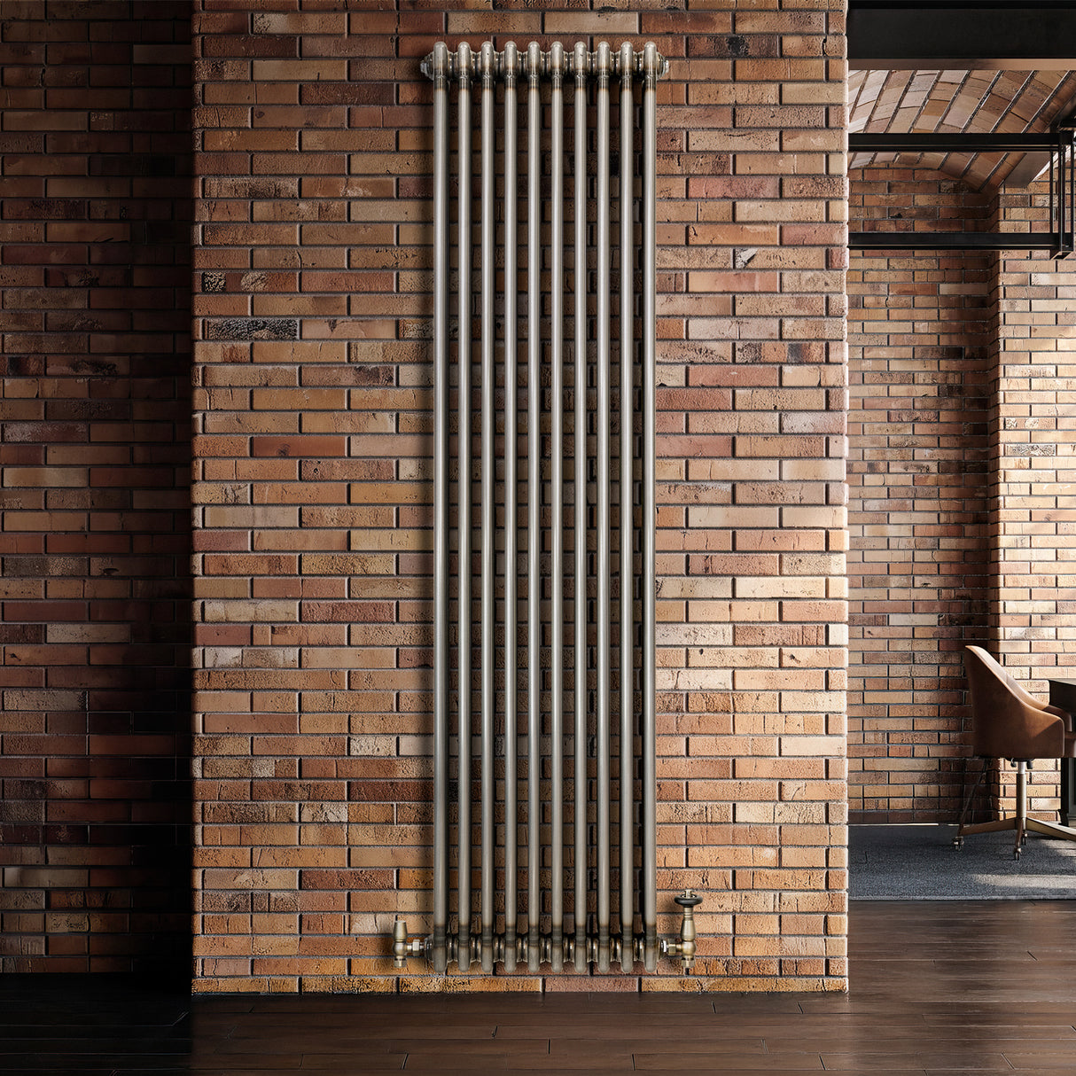 Radiateur Traditionnel à 3 Colonnes - 1800 x 470 mm - Métal Brut