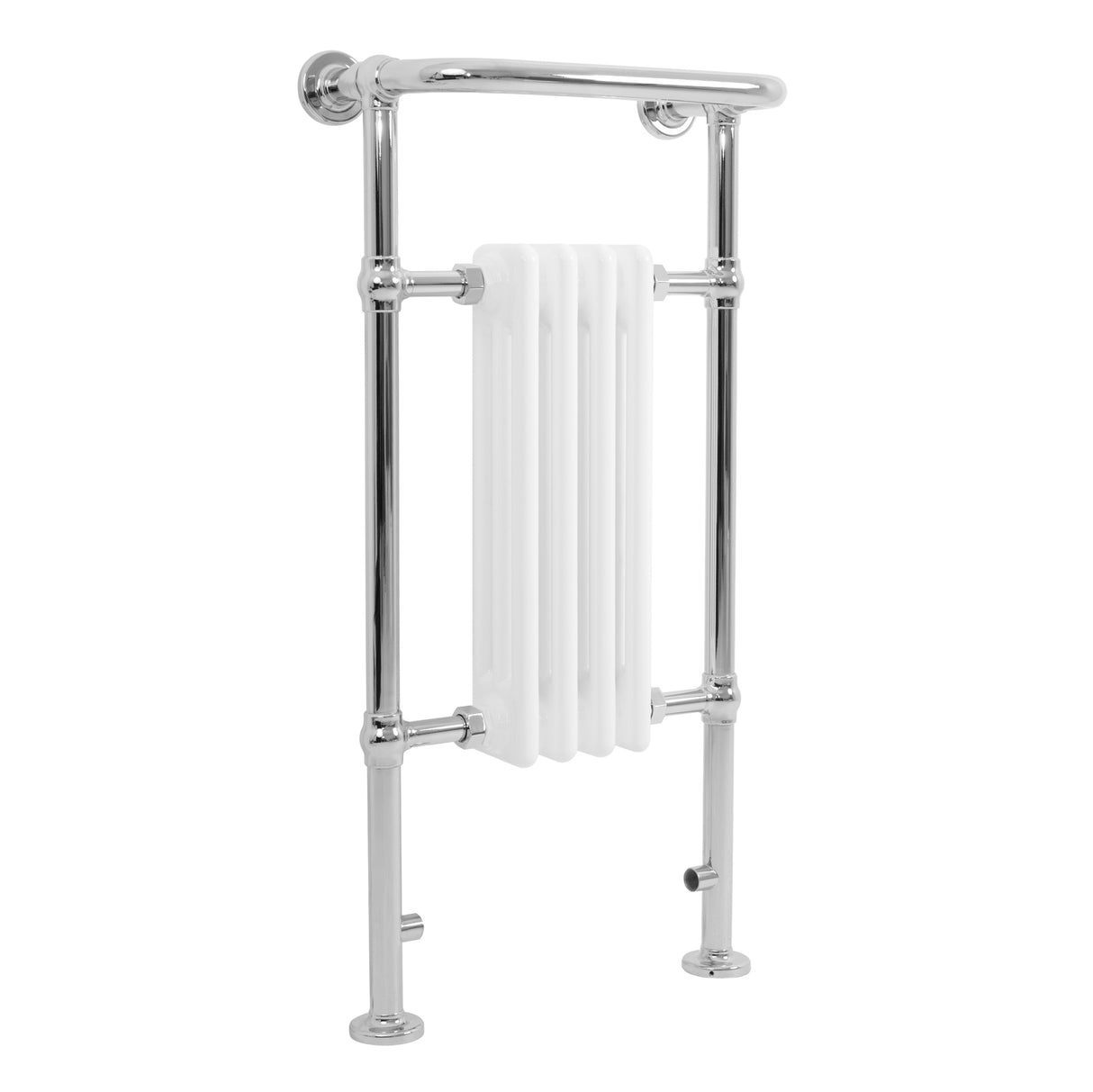 Radiateur Traditionnel Sèche-Serviettes - 950 mm x 480 mm - Blanc