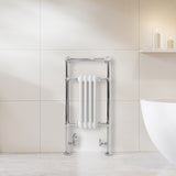 Radiateur Traditionnel Sèche-Serviettes - 950 mm x 480 mm - Blanc