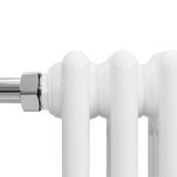 Radiateur Traditionnel Sèche-Serviettes - 950 mm x 480 mm - Blanc