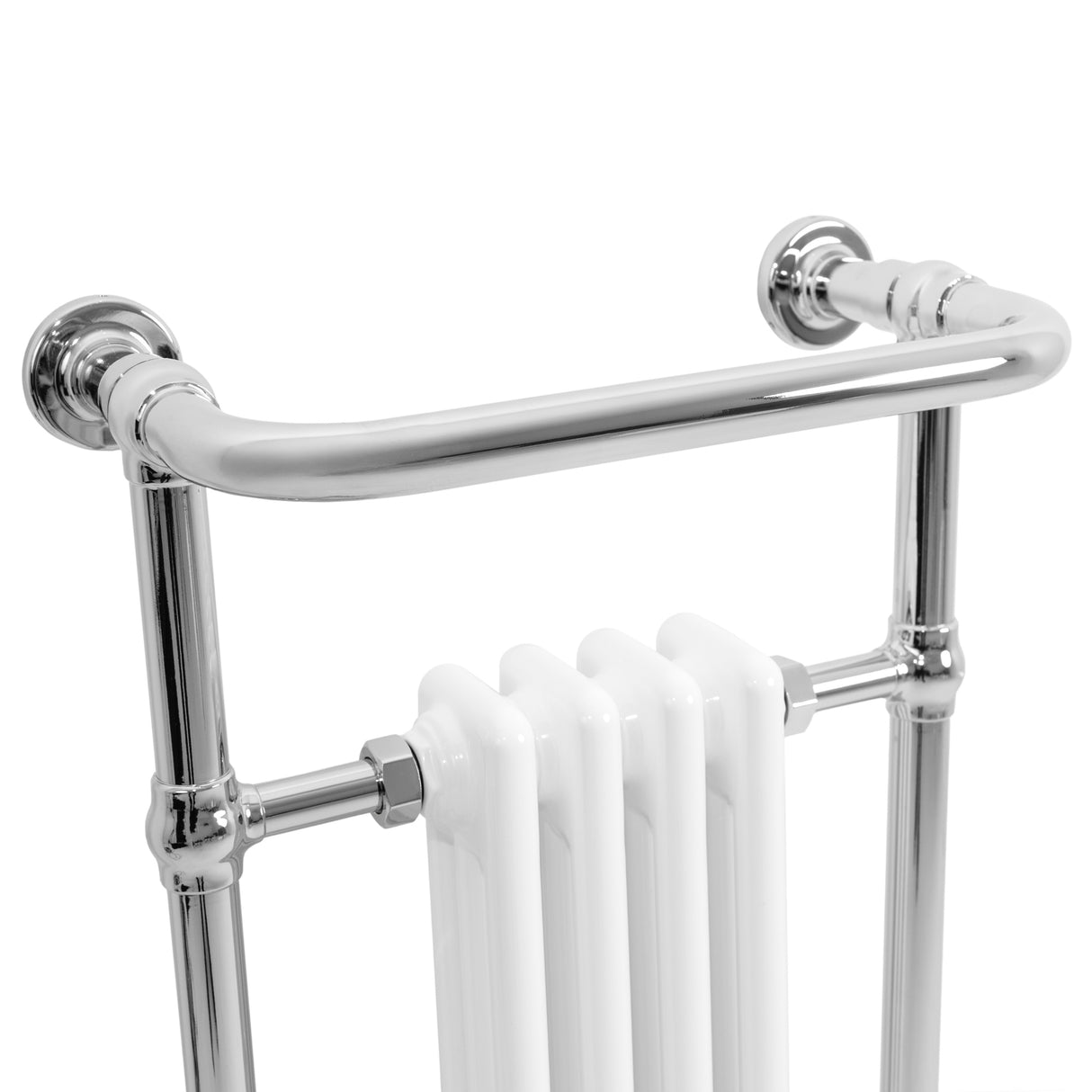 Radiateur Traditionnel Sèche-Serviettes - 950 mm x 480 mm - Blanc