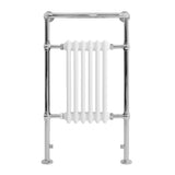 Radiateur Traditionnel Sèche-Serviettes - 950 mm x 570 mm - Blanc