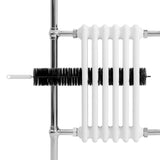 Radiateur Traditionnel Sèche-Serviettes - 950 mm x 570 mm - Blanc