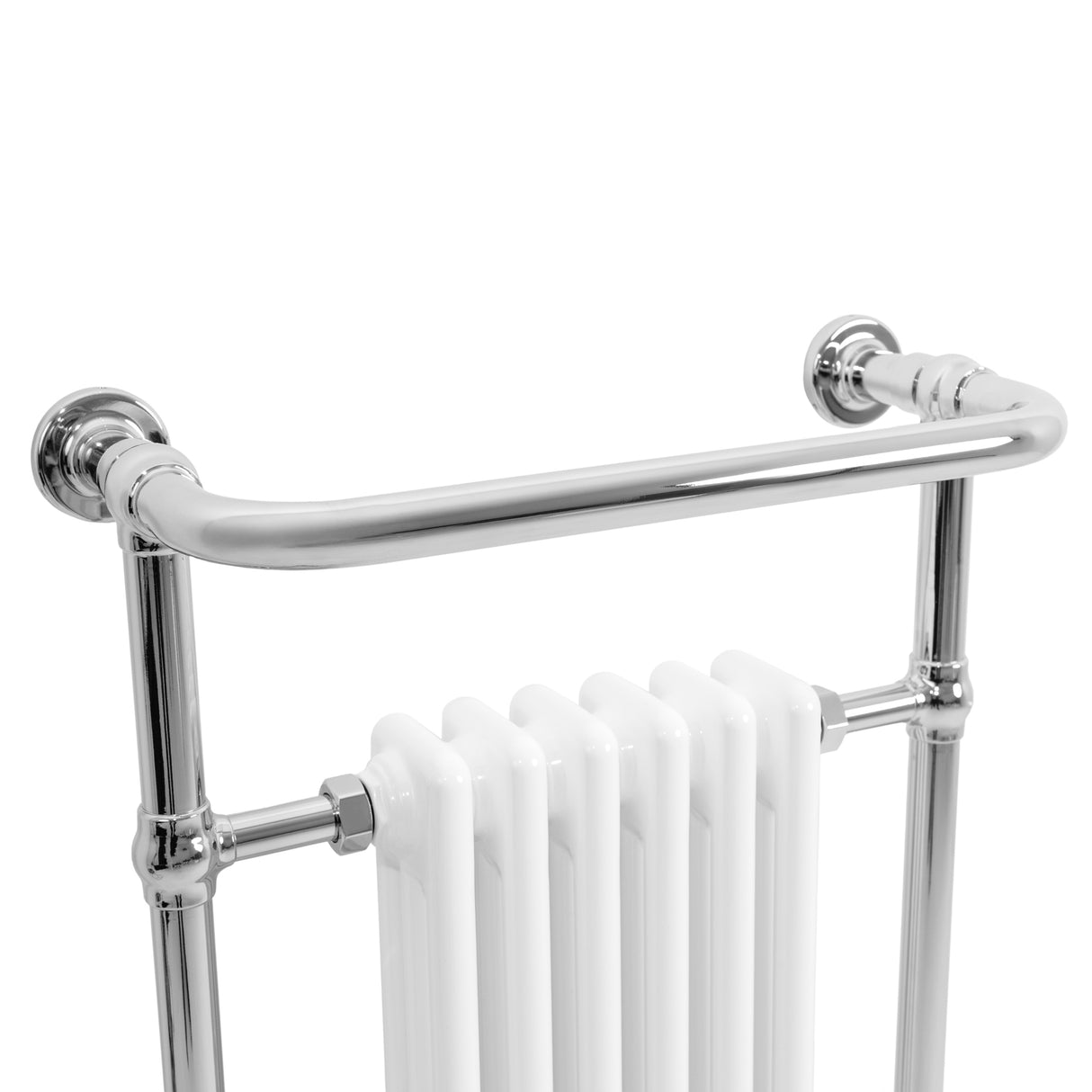 Radiateur Traditionnel Sèche-Serviettes - 950 mm x 570 mm - Blanc