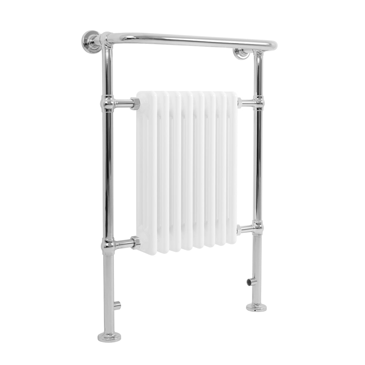 Radiateur Traditionnel Sèche-Serviettes - 950 mm x 660 mm - Blanc