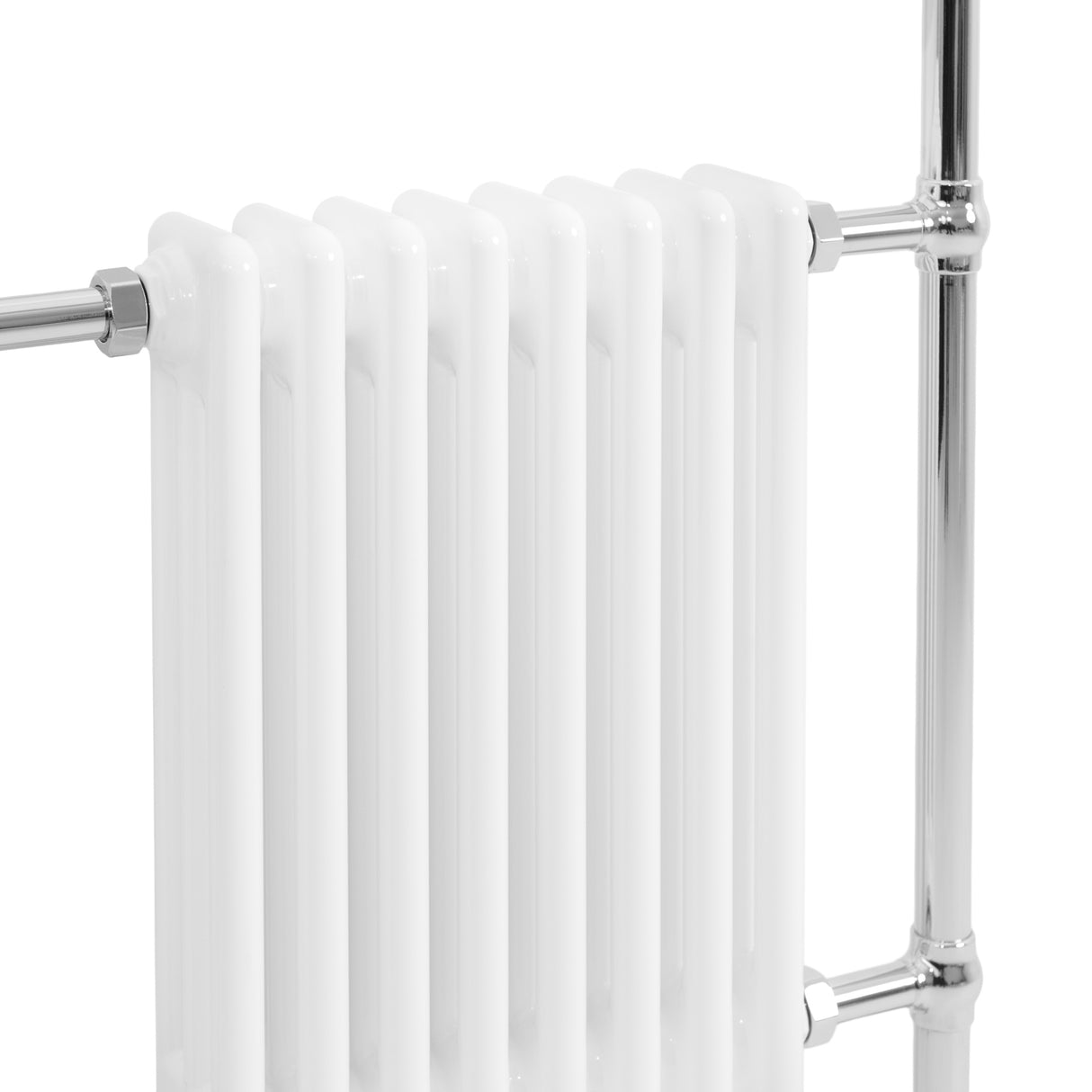 Radiateur Traditionnel Sèche-Serviettes - 950 mm x 660 mm - Blanc