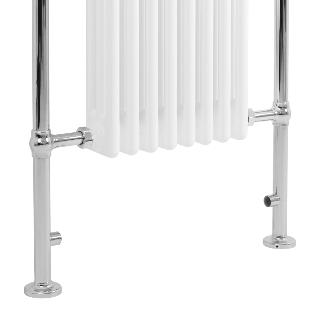 Radiateur Traditionnel Sèche-Serviettes - 950 mm x 660 mm - Blanc