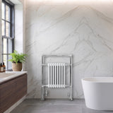 Radiateur Traditionnel Sèche-Serviettes - 950 mm x 660 mm - Blanc